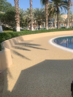 Resin bound flooring