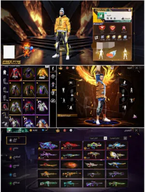 Free Fire Accounts and Characters for Sale in Damascus