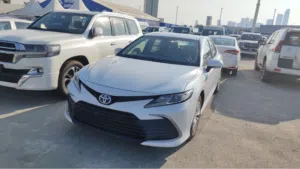 2021 Toyota Camry Hybrid GCC  100K KM  Excellent Condition  White  Ready to Drive