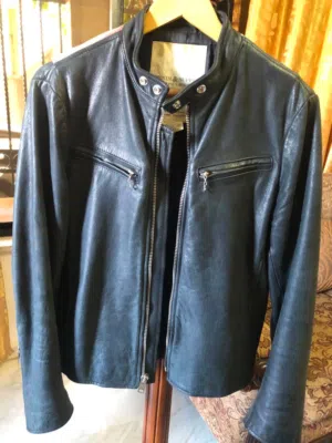Polo Ralph Lauren Biker Buffalo Leather Jacket