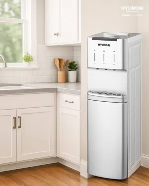 كولر ماء هونداي 3 حنفيات سلفر. جامبو بسعر حرق