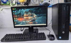 HP Core i5 6th Generation 3.2Ghz 8GB RAM 120GB SSD + 500GB HDD 19" Monitor Ready To Use