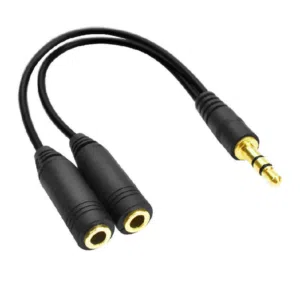 Audio Aux Cable Male to 2x Female Stereo Extension Headphone Splitter Cord 3.5mm
