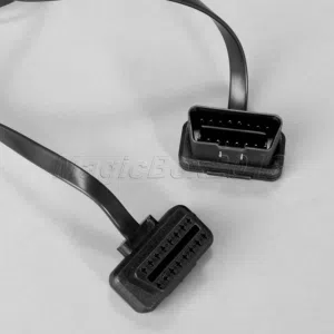Car Diagnostic Adapter Extension Cable Flat 16Pin Male to Female OBD2