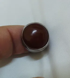 خاتم عقيق كبدي خاص
