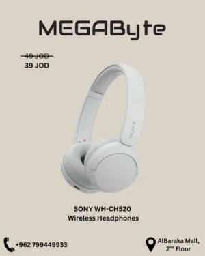 Sony WH-CH520 Wireless Headphones -New -MEGAByte