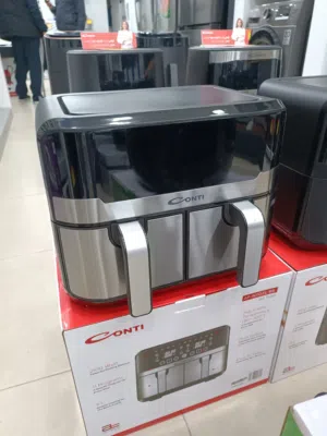 عرض  نااار على قلاي كونتي 9 لتر المزدوجة 2100 واط سلفر ستيل