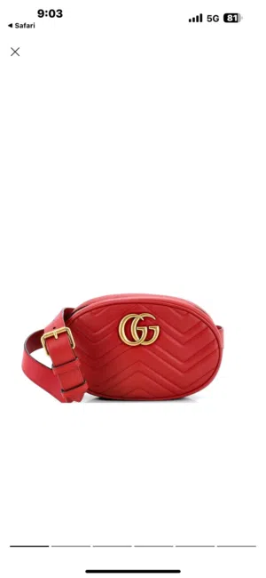 Gucci Marmont Belt Bag (pre-owned)