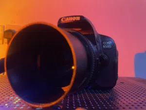 Canon 650D with 50mm lens