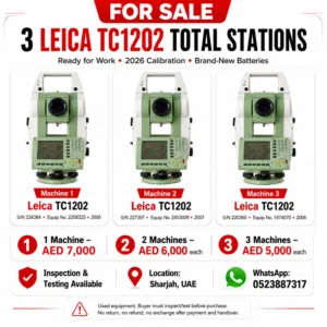 LEICA TOTAL STATIONS FOR SALE – UAE