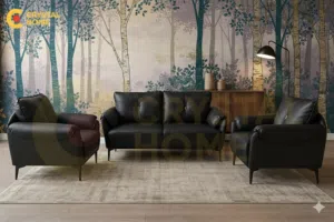 طقم كنب أسود.. فخامة وحداثة ، حضور قوي.   ستايل ناعم.. تصميم حديث.. راحة تحكي عن حالها