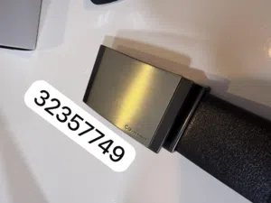 Men’s Leather Belt – First Quality – CK Style Buckle