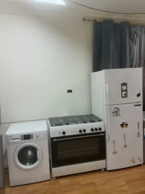 ثلاجه نوع ناشونال 24قدم تبريد هوا فل اكسسوارات  غاز نوع تركي قياس 90سم   غسالة نوع بيكو 7كيل