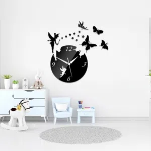 ساعة حائط دائرية بتصميم عصري