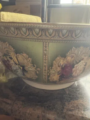 وعاء تقديم بورسلان مزخرف عدد 2