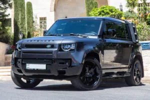 Land Rover Defender 2023 X- dynamic Gasoline Black Package   السيارة وارد المانيا