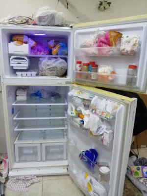 ثلاجه سامسونج 16قدم مستعمله وتعمل