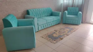 طقم كنب شبه جديد – High Quality Sofa Set at Budget Price