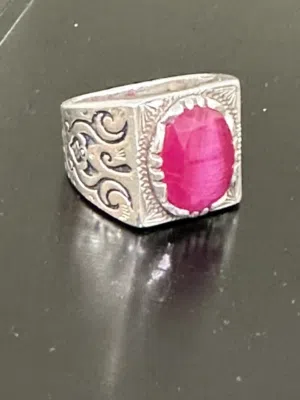 خاتم ياقوت Ruby ring