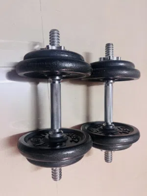 Dumbbells.