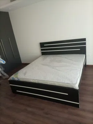brand new wood bed all size have with mattress for sale