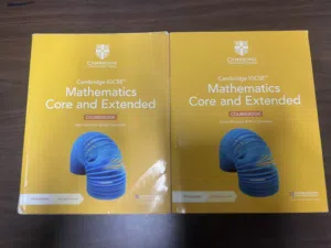Cambridge IGCSE Mathematics Core and Extended Coursebook Third Edition (with digital access).