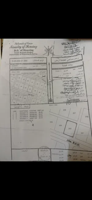 Residential Land for Sale in Al Batinah Al Masnaah