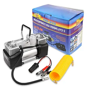 منفاخ هواء الجمل راسين اطارات السيارة 2 سليندر الاصلي منفاخ عجال منفاخ عجل الاصلي مش المقلد