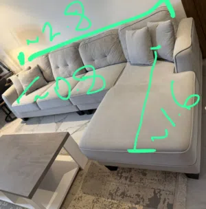 Elegant Sofa Set and Table for Sale (Living Room Furniture)