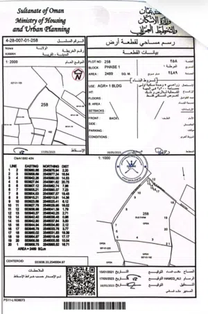 Farm Land for Sale in Al Dakhiliya Nizwa