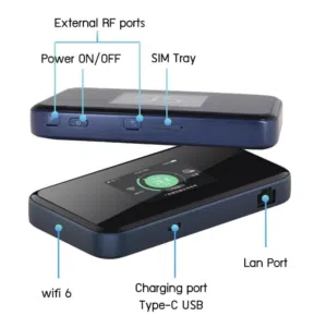 للبيع اقوى راوتر متنقل ZTE MU5002 5G (جديد بختم المصنع) – مفتوح جميع الشبكات Wi-Fi 6