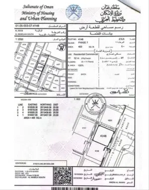 Residential Land for Sale in Muscat Al Maabilah
