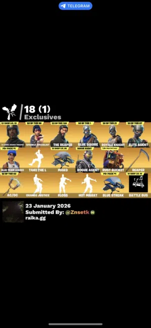 حساب جوردن الطيار الأصلي فورت للبدل ب بيسي