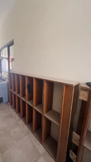 2 Wooden Cabinets