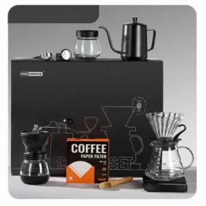 -طقم صانع مشروبات الكوفي NEW V60 Make 10in 1 Filter Coffee Set