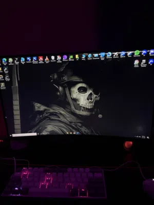gs27fc gaming monitor للبيع شاشه كيمنك