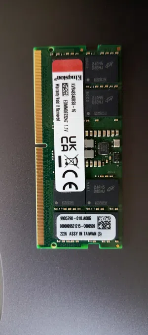 16gb DDR5 4800Mhz laptop RAM