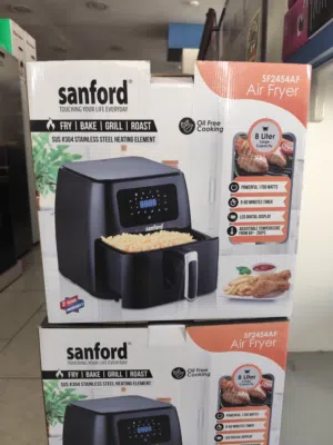 عرض نااار على قلايه هوائيه سنفورد 8 لتر 1700 واط اربع وظائف