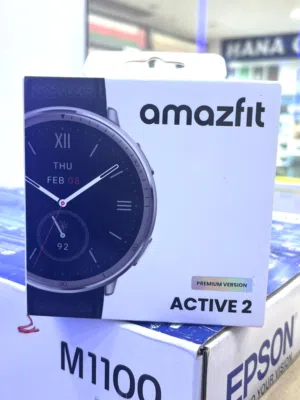 Amazfit Active 2 Premium Smart Watch Fitness Tracker (Round) for Android & iPhone,