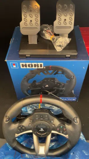 سكان مع دوساتHORI Wireless Racing Wheel