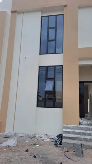 Aluminium Black Cutting Wall system