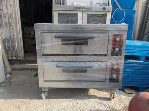 Automatic Mild Steel Electric Deck Oven, For Breads, Two