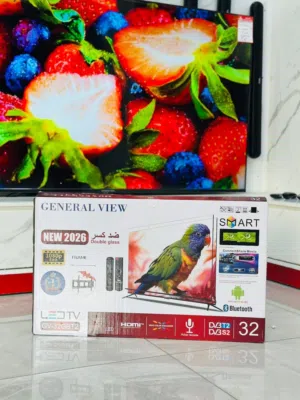 شاشة ذكية 32 إنش...GENERAL VIEW موديل 2026 ضد الكسر بأعلى مواصفات أندرويد 14 و السعر تحدي