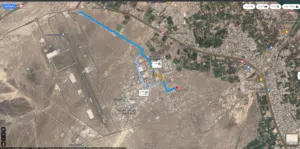 Prime Sohar 3 side Corner Water Power Near Airport &train أرض صناعية كورنر 3 جهات للبيع في صحار