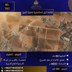 Mixed Use Land for Sale in Amman Al-Khadra'