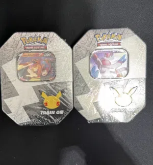 25th pokemon celebration collection tin