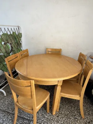 ميز طعام خشب زان سعر بي مجال