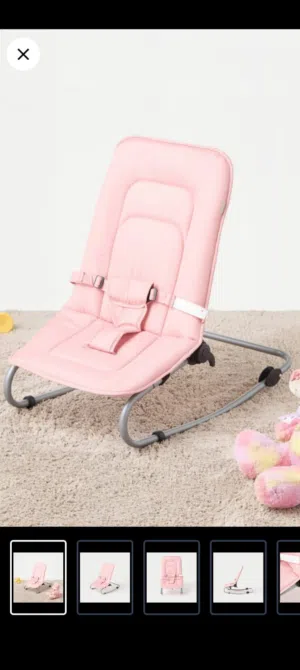 Baby chair and giveaway stand
