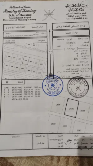 Residential Land for Sale in Al Batinah Barka
