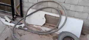 كيبل الامونيوم 240×3.5 طوله 11 متر  جديد